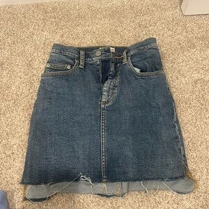 Aritzia Jean skirt size 00